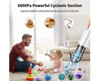Handheld Vacuum Cleaner, 6000PA Cordless Handheld Vacuum Cleaner-White