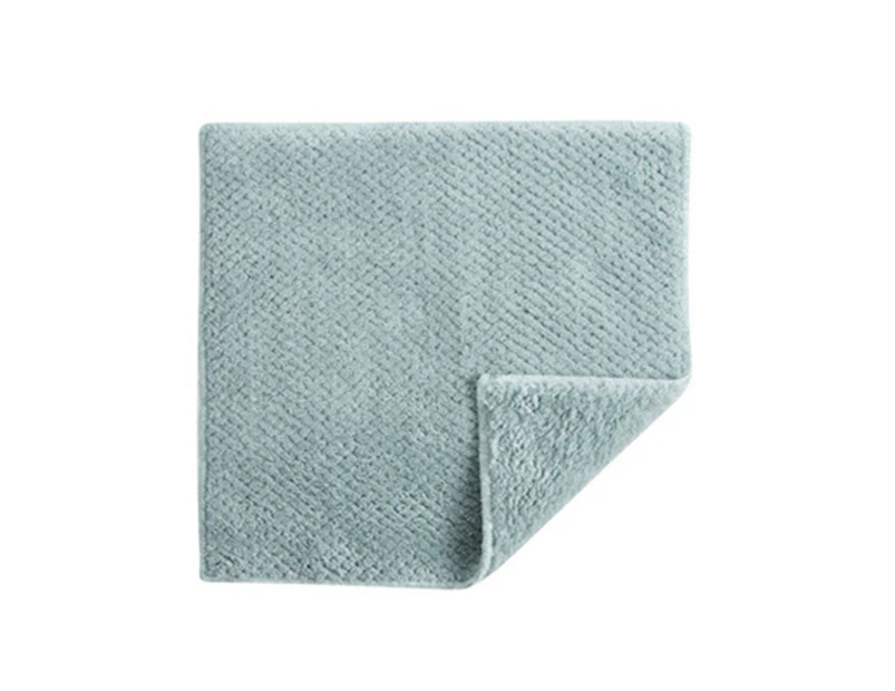 Absorbent Home Kitchen Tableware Cleaning Dishcloth Restaurant Bar Tower Cloth-Blue