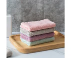 Kitchen Bathroom Non-stick Oil Soft Strong Absorbent Cleaning Cloth Dish Towel-Grey Green*