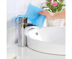 Non-woven Fabric Kitchen Cleaning Towel Duster Cloth Tableware Dish Washing Rag-Red