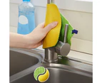 Stain-resistant Cleaning Cloth Hanging Handle Microfiber Fish Scale Design Dish Cloth for Home