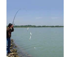 Stainless Steel Anti-Winding Fishing Swivel String Hook Fish Tackle Accessory - 11#