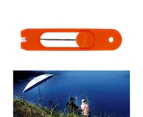 Bait Needle Retractable Portable Orange with Hook Drop Shipping Carp Bait Needle for Outdoor Angling-Orange