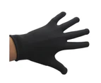 1 Pair Outdoor Anti-slip Sport Bike Cycling Safety Elastic Full Finger Gloves - Black