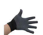1 Pair Outdoor Anti-slip Sport Bike Cycling Safety Elastic Full Finger Gloves - Black