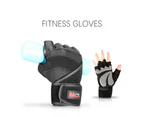 1 Pair Mumian Workout Gloves Skin-friendly Increase Friction Ergonomic Design Grip Power Pads Lifting Gloves for Training - M