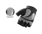 1 Pair Mumian F12 Soft Workout Gloves Increase Friction Faux Wool Fastener Tape Design Anti-skid Sport Training Gloves for Outdoor - M