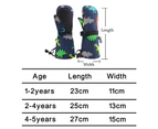 1 Pair Winter Kids Waterproof Gloves For Boys Girls Snow Ski Mittens Outdoor For Infant Teens - 4—5 Y
