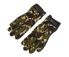 1Pair Outdoor Fitness Breathable Non-slip Full Finger Gloves for Cycling - Camouflage