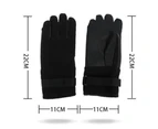 Climbing Gloves Wear Resistant Shock Absorbing Lightweight Comfortable Mountain Biking Gloves Equipment Rescue Tool - Black
