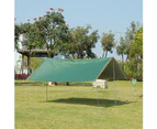 Outdoor Waterproof Sun Shelter Sunshade Tent Canopy Garden Patio Camping Awning - Green 300*400cm