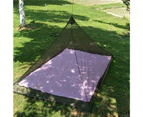 Portable Camping Triangle Mosquito Net Anti-Insect Travel Tent Outdoor Supplies - Black