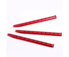 31cm Tent Peg Durable Wind-proof Aluminium Alloy Thickened U Shape Stake Ground Nail for Camping - Red