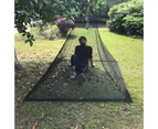 Outdoor Ultralight Mosquito Net Breathable Anti-Insect Tent for Camping - Black