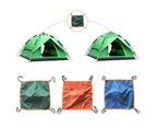 Rainproof Tent Roof Cover Anti-UV Awning Top Canopy for Outdoor Camping - Orange