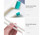 2Pcs Elastic Brush Head Anti-slid Cleaning Brush Plastic Practical Tail Shovel Cup Cleaner for Home-2pcs