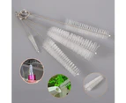 4Pcs/Set Stainless Steel Spout Bottle Cup Nozzle Kitchen Cleaning Brush Tool-White