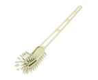Double-sided Long Handle Toilet Brush Bathroom Scrubber Home Hotel Cleaning Tool-Green
