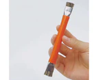 Welding Brush Meticulous Workmanship Lightweight Boar Bristles Mobile Phone Repair IC Board Cleaning Brush for Personal Use-Orange