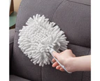 Dust Cleaner Eco-friendly Anti-scratch Plastic Washable Cleaning Duster Tool for Home-White