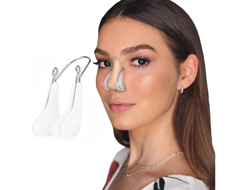 Nose Trimmer Nose Beauty Lifting Silicone Nose Bridge Straightener Corrector - White