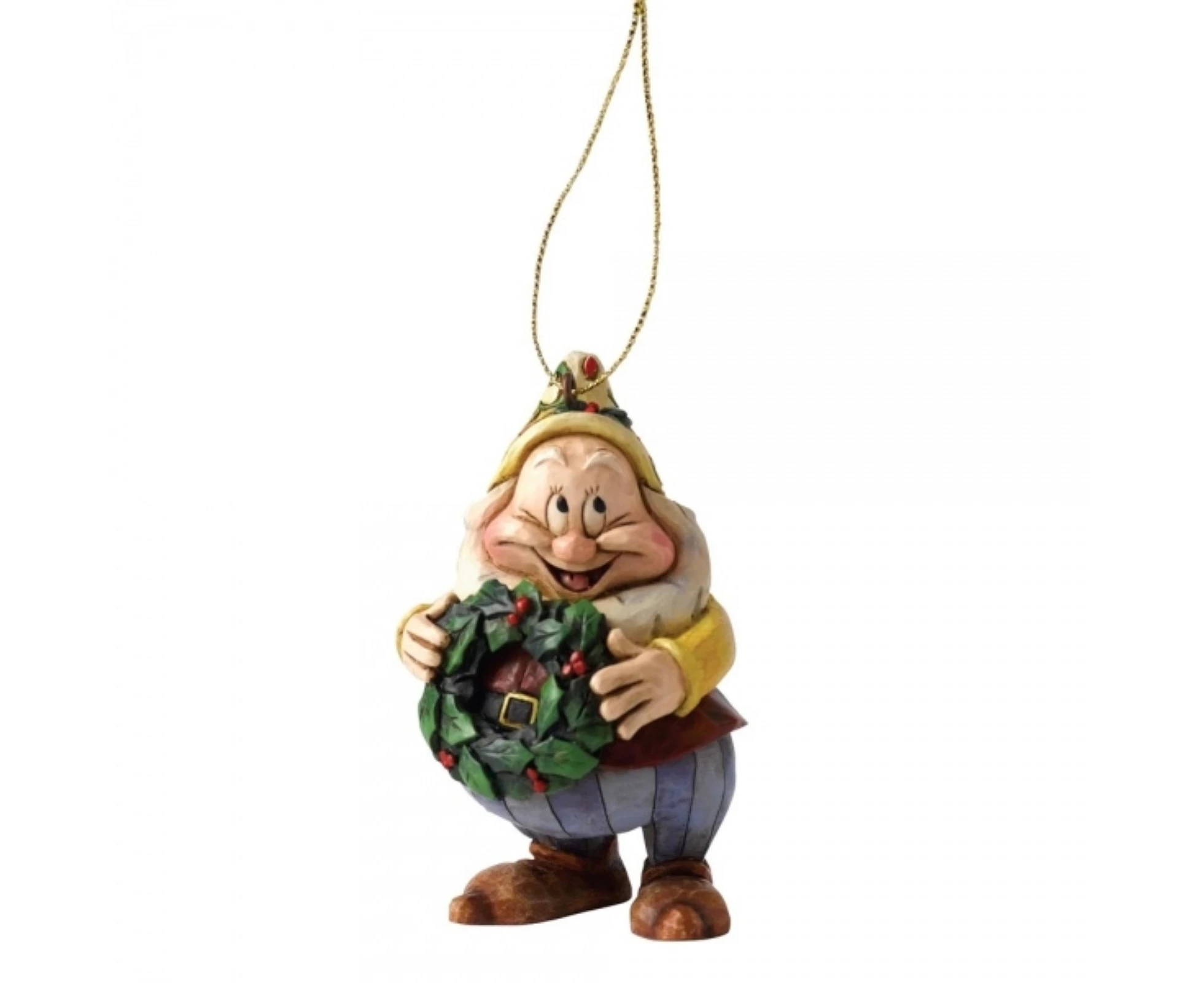 Jim Shore Disney Traditions - Snow White & The Seven Dwarfs - Happy Hanging Ornament