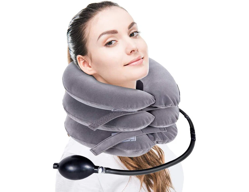 Inflatable Cervical Traction Device, Neck Collar / Neck Brace Cervical Traction Device, and Neck Pillow Can Prevent Headache and Shoulder Pain