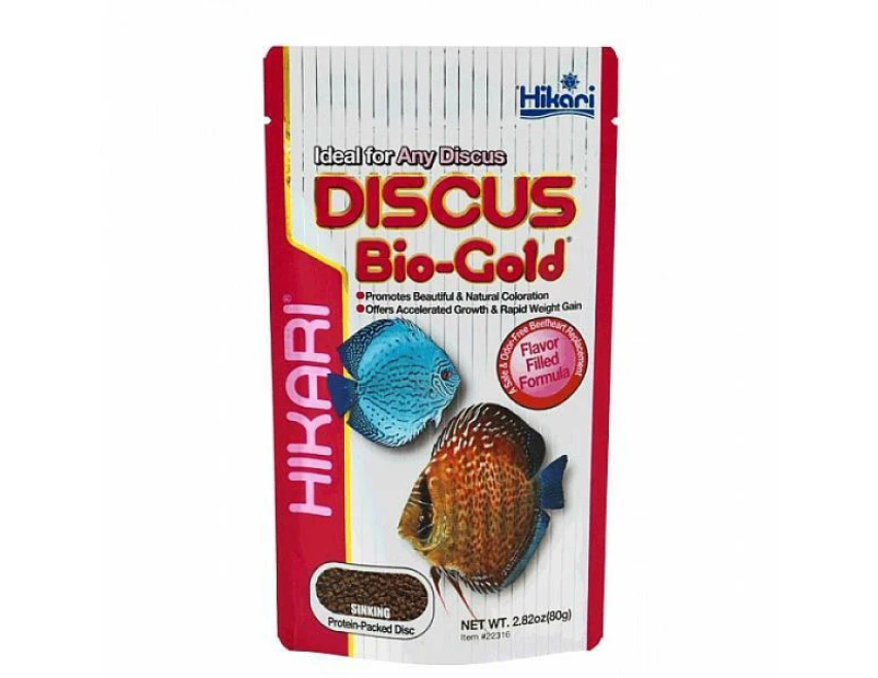 Hikari Discus Bio Gold 80g Fish Food Tropical Aquarium