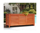 Livsip Outdoor Storage Box Garden Bench Wooden Chest Toy Tool Organiser Furniture