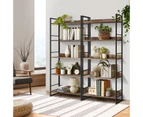 Oikiture Bookshelf Bookcase Shelf Storage Display Shelves Stand Rack Cupboard