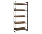 Oikiture Bookshelf Bookcase Shelf Storage Display Shelves Stand Rack Cupboard