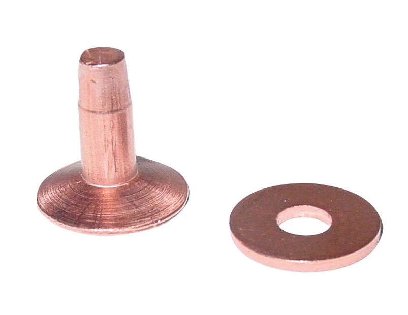 Copper Rivets And Burrs 3/8" To 3/4"- Mixed Sizes No 8 Gauge 450G Pk