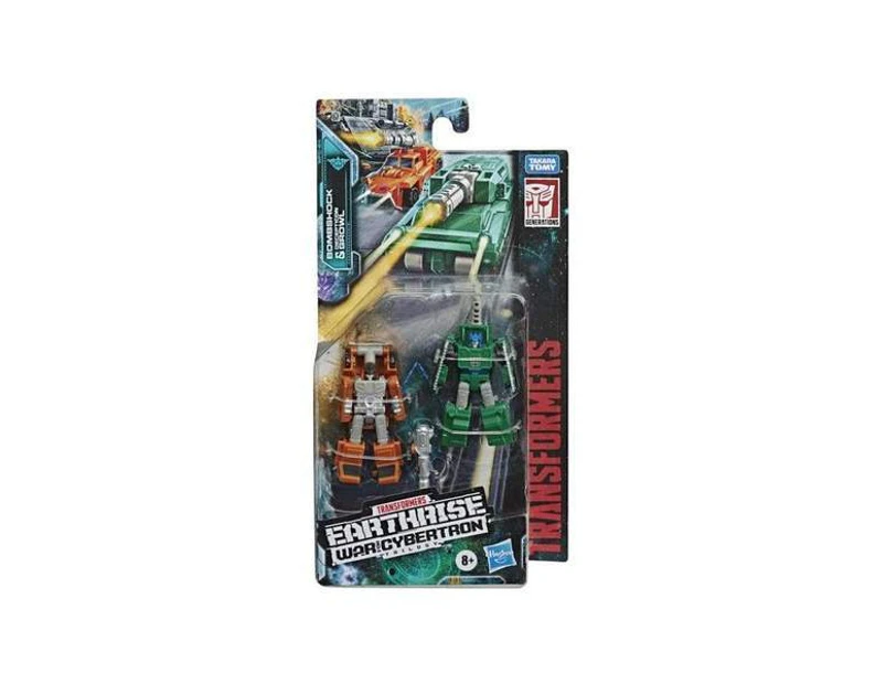 Transformers Earthrise War for Cybertron Micromaster WFC-E4 Bombshock & Growl