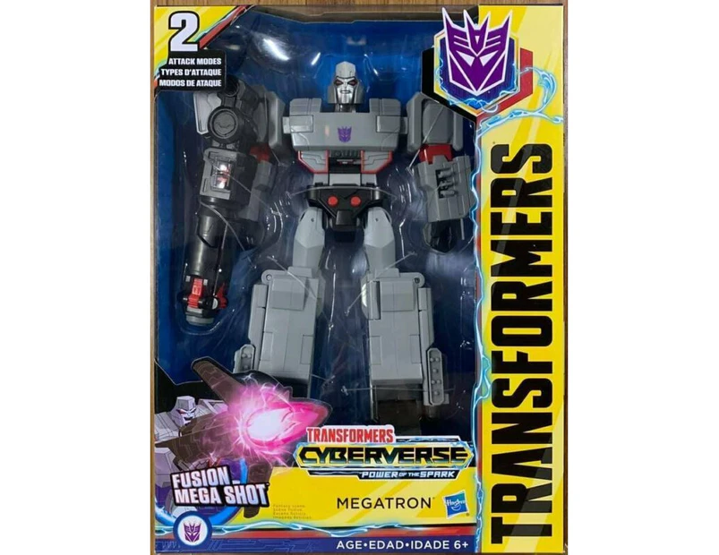 Transformers Cyberverse Power Of The Spark Fusion Mega Shot Megatron Ultimate Class