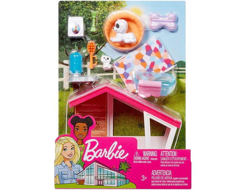 Barbie Puppy House and Accessories Playset
