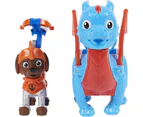 Paw Patrol Rescue Knights Zuma and Dragon Ruby Action Figure