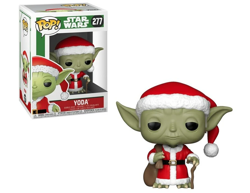 Funko Pop Star Wars Yoda Santa #277 Vinyl Figure