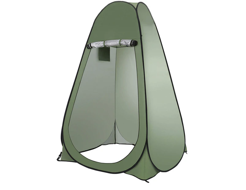 Pop Up Outdoor Changing Tent 1.2x1.2x1.9m Green for Clothing & Camping - Green