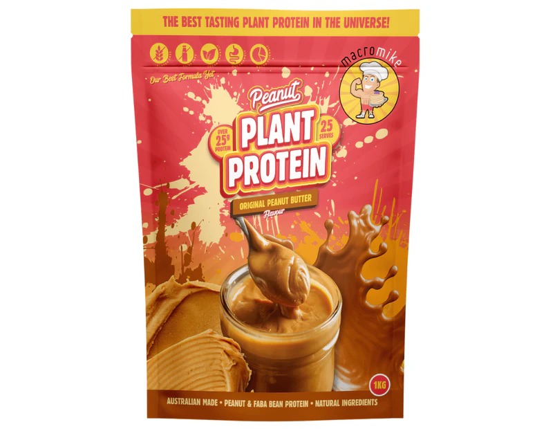 Macro Mike Peanut Plant Protein Peanut Butter