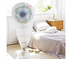 Foldable Ventilated Electric Fan Cover PEVA Safety Protection Fan Dust Cover for Child 2,Long