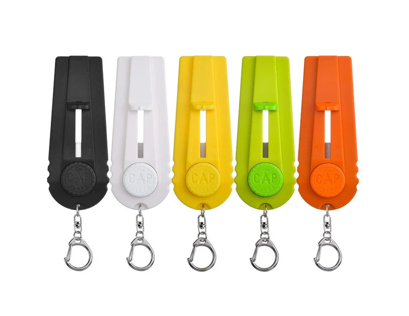 5 Pieces Cap Beer Bottle Opener Cap Shooters Launchers with Key Ring, 5 Colors