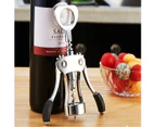 Wine Corkscrew, Multifunctional Winged Corkscrew, Bottle Opener Made of Zinc Alloy, Wine Opener with Bottle Opener, Wine Bottle Opener for Wine