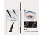 Gotofar Triangle Eyebrow Pencil Ultra Fine Precisely Position Long Lasting Blonde Brown Eye Brow Makeup Pencil for Beauty - 2