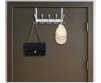 Bathroom Robe Hook Heavy Duty White 1 pcs over the door hooks, coat rack for hanging clothes hat towel
