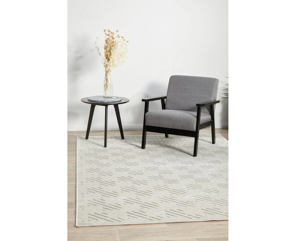 York Alice Natural White Rug