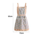 Cooking Apron for Women with Pockets, layered Bib Apron for Cooking, Baking, BBQ and Gardening