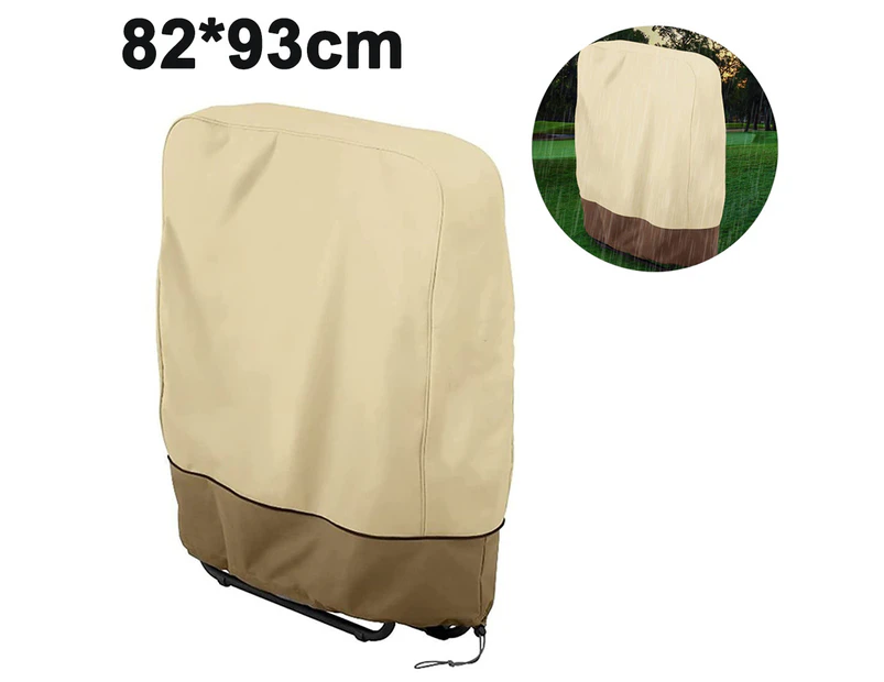 Folding Chair Cover Protective Cover, 190D Oxford Foldable Deck Chair Cover Waterproof, Folding Chair Dust Cover-82*93Cm
