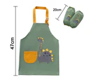 Kids Apron - Waterproof Aprons with Adjustable Strap and Pocket Kitchen Bib Aprons for Children Boys