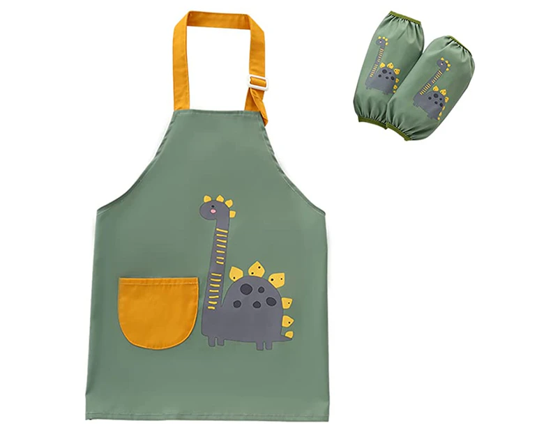 Kids Apron - Waterproof Apron With Adjustable Strap And Pocket Kitchen Apron, 110 Yards