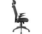 Ergonomic High Mesh Back Office Chair Black Computer Desk